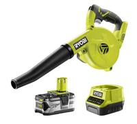 Soplador de batería compacto RYOBI R18TB-0-18V - 4Ah - flujo de aire de 200 km/h
