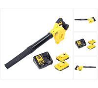 Soplador de batería DeWalt DCV 100 D2 / Soplador de hojas 18 V + 2 baterías de 2,0 Ah + cargador