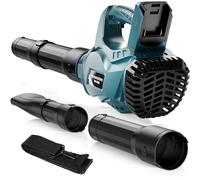 Soplador de Batería, Soplador de Hojas inalámbrico para Bosch 21 V, Motor Sin Escobillas, Velocidad Máxima 300 km/h, 3 Secciones de boquillas, 6 Velocidades Variables (Sin Batería)