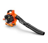 Soplador de Gasolina FUXTEC FX-LB126 2 en 1-255 km/h- Función Opcional de aspiración y trituración de Hojas jardín y senderos de jardín