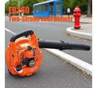 Soplador de gasolina portátil para barrer el camino, polvo de hojas, sitio de construcción, soplador de limpieza de escoria de soldadura, soplador de hojas de dos tiempos EB260 Conjunto 1