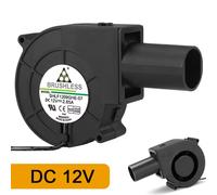 Soplador de gran volumen de aire DC 12V 9733 Turbo ventilador 2.85A 5500R/Min estufa de leña para barbacoa estufa de aceite residual estufa de leña ventilador enfriador de refrigeración with power