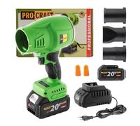 Soplador de hojas a batería Procraft PB18 20 V + 1 batería de 3,0 Ah + cargador