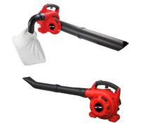 Soplador de hojas a gasolina, 1,02 CV, 26 cc. 3 funciones: soplador de hojas, aspiradora y trituradora. Depósito de recogida de 35 litros. Ideal para el cuidado del jardín