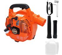 Soplador de hojas a gasolina, 26 cc, 7500 RPM, portátil, color , ideal para jardín y terraza