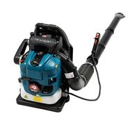 Soplador de hojas de gasolina de 4 tiempos, 75,6 cc, 2600 W, mochila, depósito de 1,9 l
