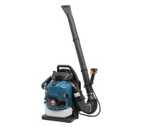 Soplador de hojas de mochila de gasolina de 75,6 cc | Motor de 4 tiempos de 2,6 kW con tanque de combustible de 1,9 L | Herramienta profesional de limpieza de jardines y carreteras para hojas y nieve