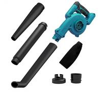 Soplador de hojas eléctrico con batería, 180 km/h, 15000 rpm, soplador de hojas eléctrico para Makita, soplador de hojas para jardín, césped, terraza (sin batería)