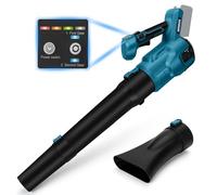 Soplador de hojas eléctrico Makita 18 V, 100 m/s, motor sin escobillas, 3 velocidades, soplador de hojas manual para jardín, hojas, nieve, sin batería