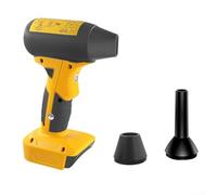 Soplador de hojas inalámbrico para 20 V, 4 velocidades, plumero de aire | Para baterías de 20 V, 4 ajustes, ideal para lugares de trabajo, cuerpo de plástico, tamaño compacto de 20 cm