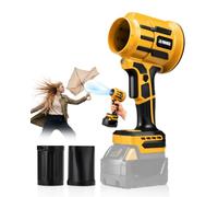 Soplador de hojas inalámbrico para batería DEWALT de 20 V, soplador de mano portátil Pro - Ventilador de chorro de mano con motor de alta velocidad para limpieza de patio, cuidado del césped, soplado