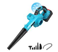 Soplador de hojas inalámbrico para batería Makita 18V, soplador de hojas 2 en 1 con batería 7500mAh x2, control de 5 velocidades, aspirador y soplador de jardín (sin batería)