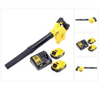 Soplador de hojas sin cable DeWalt DCV 100 P2 18 V + 2x Baterías 5.0 Ah + Cargador