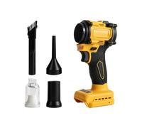 Soplador de Plumero inalámbrico para Dewalt 18/20 V, aspiradora de Mano 2 en 1, soplador de Aire sin escobillas, 20000 RPM con Velocidad Ajustable y boquillas para talleres de Coche (sin batería)