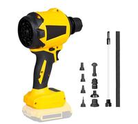 Soplador de Polvo inalámbrico para Dewalt de 20 V batería, Motor de Velocidad Continua de 1000 W, Plumero de Aire comprimido con luz LED y 8 boquillas, 40000 RPM para garajes, talleres