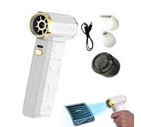 Soplador de polvo - Limpiador inalámbrico de turbina de 3 niveles, plumero eléctrico con motor sin escobillas de turbina recargable por USB | Para ordenador, PC, coche, detalles, patio, agua, nieve