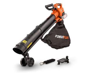 Soplador inalámbrico 3 en 1: Sopla, aspira y tritura, 40 V - Powerplus