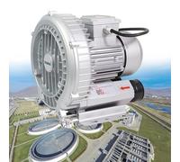 Soplador industrial Vortex, soplador centrífugo de 220 V para aguas residuales, acuarios hidropónicos y acuicultura, monofásico, 250 W/0.35 HP, bomba de vacío resistente