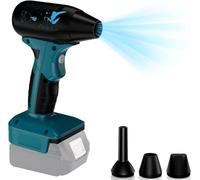 Soplador Jet Dry para batería Bosch Professional de 18 V GBA, plumero de aire comprimido sin escobillas de 130000 rpm, ventilador de chorro de aire ajustable de 4 engranajes para jardín, teclado