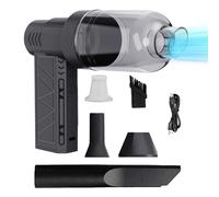 Soplador manual portátil, 3 velocidades portátil inalámbrico aspiradora, soplador de aire sin cable | Para polvo hojas limpieza interior casa oficina taller coche moto