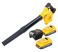 Soplador / soplador de hojas sin cable DeWalt DCV 100 E2 18 V + 2x batería Powerstack 1,7 Ah + cargador