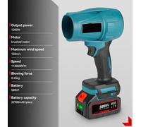 Soplador turboeléctrico – Soplador de aire – Soplador de chorro – Soplador potente – Soplador turbo industrial – Soplador de aire profesional – 1200 W – 18 V – 2 baterías – 23 Ah – Ligero – Secado ráp