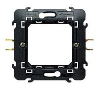 Soporte 2 módulos Bticino Living International l4702g 71 x 71 con clips