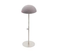 Soporte ajustable para sombrero, soporte de cabeza para pelucas, práctico almacenamiento de metal para el hogar, soporte de metal estable para exhibición de pelucas y sombreros de moda