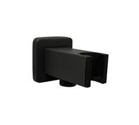 Soporte Alcachofa Ducha Codo de suministro pared for ducha con conector manguera cuadrado 1/2″, montaje en, salida agua unión acodada(Gray)