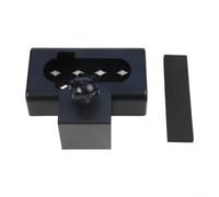 Soporte antirrobo para timbre de video sin taladro de acero inoxidable 360 protección para anillo 1 2 3 puertas gruesas 1.3-2.0 pulgadas soporte negro