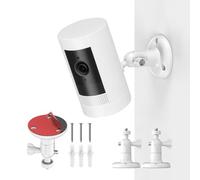 Soporte autoadhesivo para cámara con rosca de 1/4-20,soporte de pared para Ring Stick Up Cam Battery(2.ª generación),Alro Pro,Arlo Ultra 2,Arlo Essential Spotlight,soporte de seguridad ajustable 360°