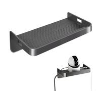 Soporte Cámara Vigilancia, Soporte Montaje de Pared para Cámara de Seguridad con Organizador Cables, Universal Estante para Camara Domo Interiores y Exteriores, Autoadhesivo, Plástico