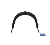 Soporte casco obra para malla protector