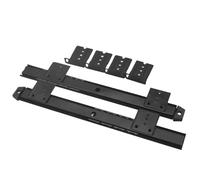 Soporte colgante ajustable, carril de guía suspensión, guías cajón telescópicas plegables, bandeja extraíble con rodamiento bolas silencioso, 4 Uds Para Cajones De Armarios