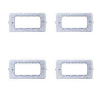 Soporte compatible con Bticino Matix 4 módulos, marco soporte para caja 502 503 504 506 (juego de 10/4 piezas)
