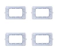 Soporte compatible con Bticino Matix 4 módulos, marco soporte para caja 502 503 504 506 (juego de 10/4 piezas)