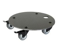 Soporte con ruedas para macetas Wagner, capacidad de carga 100 kg, HPL