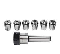 Soporte cónico MTB3 ER32 M12 Collet Morse | 6 collares de resorte ER32 1/2-3/8 pulgadas | Herramienta de fresado CNC para mecanizado preciso / metalurgia / perforación