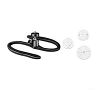 Soporte de abrazadera flexible para TP-Link para Tapo, C200/C210/C220 Soporte de monitor de bebé, cámara sin taladro de sílice para accesorios de soporte (negro)