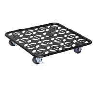 Soporte de acero con ruedas para macetas BLACK Wagner, carga máx. 60 kg