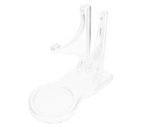 Soporte de Acrílico Transparente para Tazas y Platillos, Exhibición | Dual Pieza, Fácil de Romper, para Coleccionistas y Cafeterías, Organiza Vajilla, Vitrina