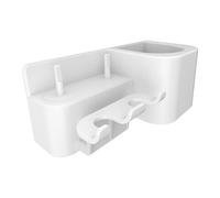 Soporte de almacenamiento autoadhesivo para cepillos de dientes, compatible con cepillos de dientes eléctricos Philips Sonicare, soporte de pared para baño White-1 Set