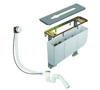 Kludi Rotexa - Juego de desagüe y cuerpo para grifo de borde de bañera de 3 orificios 7880205-00