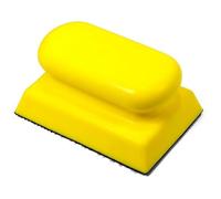 Soporte de bloque de lijado manual, almohadilla de lijado con sistema de gancho y bucle para esponjas abrasivas y papel de lija; lijadora manual para madera