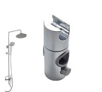 Soporte De Cabeza De Ducha: Soporte De Brazo Ajustable, Adaptador De Rotación De 360 grados Duraderos, Abrazadera De Barra Deslizante Fácil | Accesorio De Baño Universal Para Cabeza De Ducha De Riel