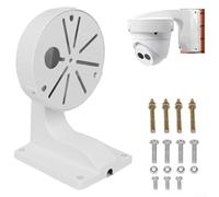 Soporte de cámara CCTV, soporte de montaje en cúpula, aleación de aluminio 1258B-L para Hikvision para DAHUA cable oculto para interiores y exteriores