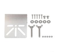 Soporte de cámara de metal resistente para cámaras solares Eufy | Compatible con S340/E30, metal resistente, resistente a la intemperie, diseño plateado, fácil montaje