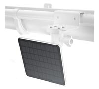 Soporte de canalón para panel solar Eufy, soporte universal para EufyCam/Tapo TP-Link/Arlo/Reolink Argus Pro/Argus 2, soporte ajustable para cámara exterior y panel solar con orificio roscado estándar