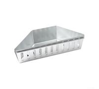 Soporte de carbón resistente para barbacoas Weber de 47, 57 y 67 cm - Cesta de briquetas de acero resistente, bandeja de combustible, parrilla de cocción indirecta directa plateada (0,6 mm)