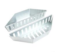 Soporte de combustible de carbón para parrilla Weber Kettle - Bandeja de barbacoa de acero inoxidable resistente - Herramienta de parrilla directa e indirecta